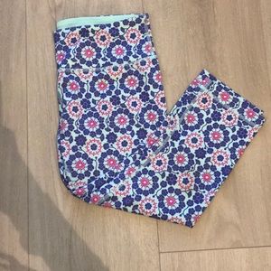 Lululemon Floral Yoga Leggings